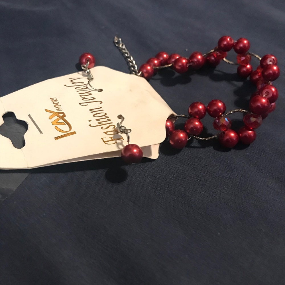 Red bead bracelet